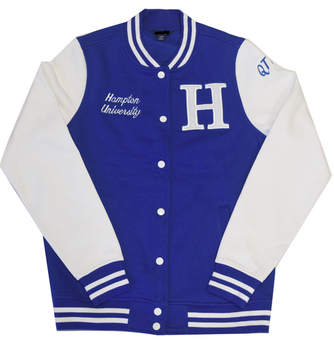 SOLD OUT - Women's Hampton University Letterman Jacket - Custom